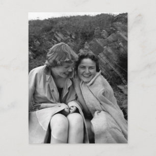 Girlfriends Vintages Foto Postkarte