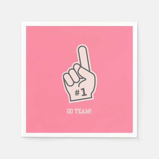 Girlie Football Serviette (Vorderseite)