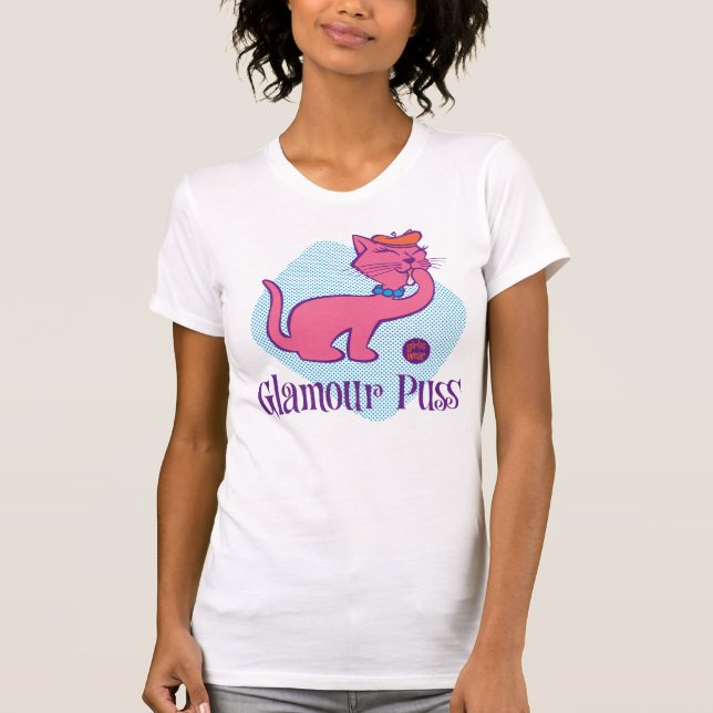 GirlieWear Glamour Puss T-Shirt (Vorderseite)