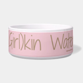 Girlkin Wasser-Schüssel Napf