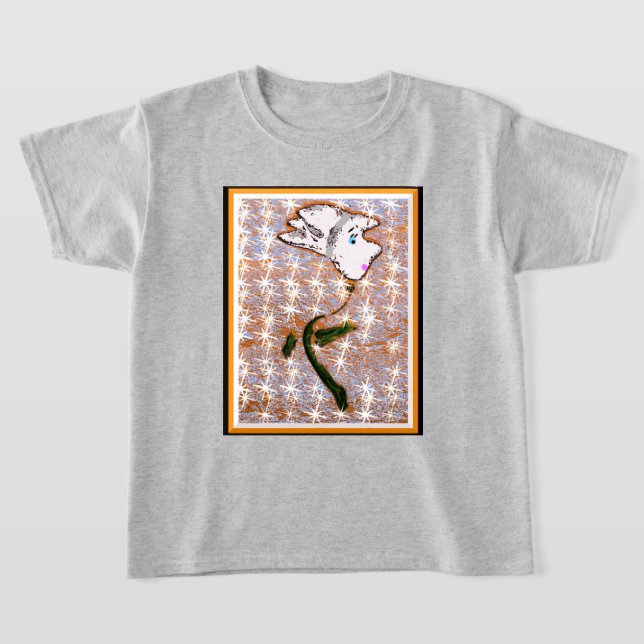 Girls' Abstract Flower T-Shirt (Ablage )