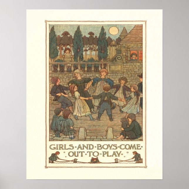 "Girls and Boys" Poster (Vorne)