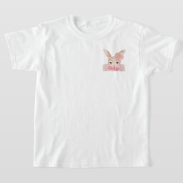 Girls Aquarelltasche Pink Ostersonne T-Shirt