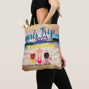 Girls Ausflug Strand Meer Urlaub personalisiert