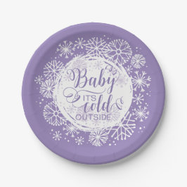 Girls Baby It's Cold Outside 7" Papierplatte Pappteller