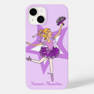 Girls Ballerina blonde Haar iPhone kaum Fall Case-Mate iPhone Hülle