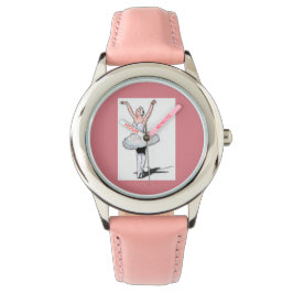 Girls Ballet Pink Tanz Geschenk Ballerina Kinder S Armbanduhr