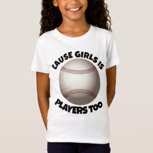 GIRLS BASEBALL T - SHIRT, SPIELER AUCH T-Shirt