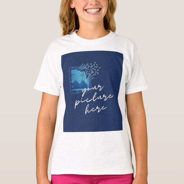 Girls' Basic T-Shirt (Vorderseite)