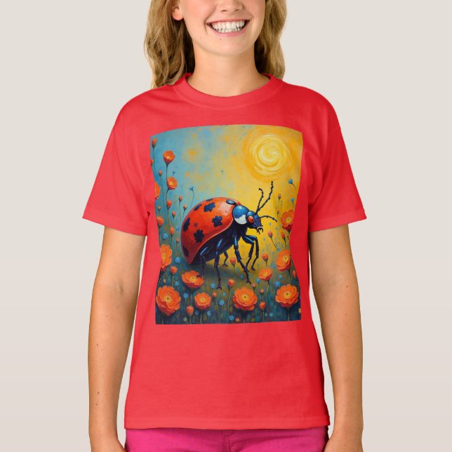 Girl's Basic T-Shirt (Vorderseite)