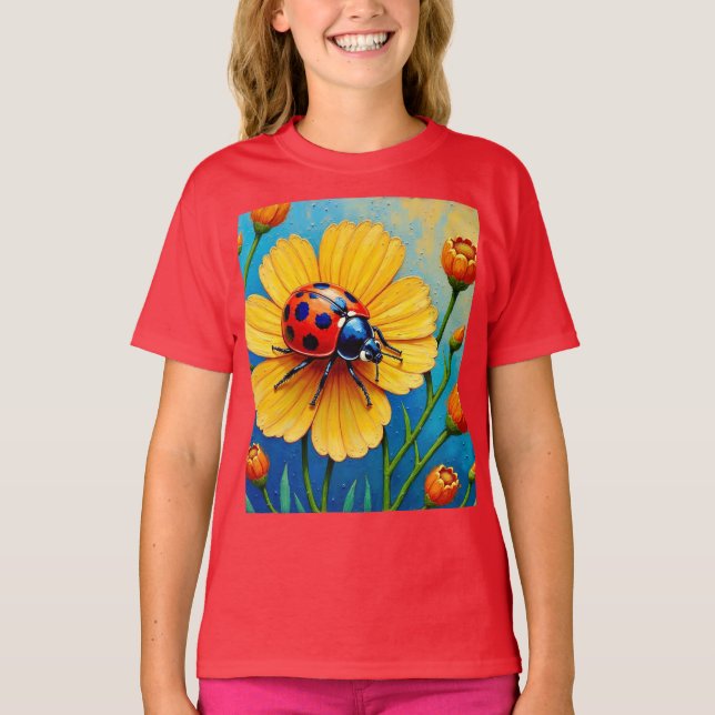 Girl's Basic T-Shirt (Vorderseite)