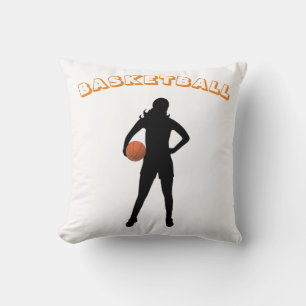 Girls Basketball Custom Throw Kissen