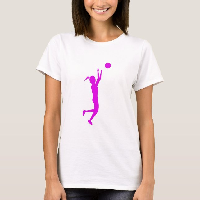 GIRL'S BASKETBALL PLAYER MICRO FIBER PERFORMANCE T-Shirt (Vorderseite)