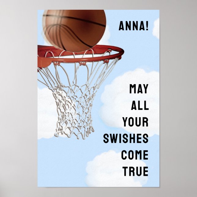 Girls Basketball Poster (Vorne)