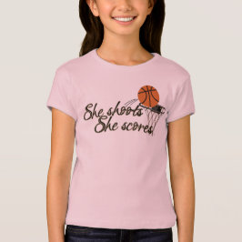 Girls Basketball T-Shirt