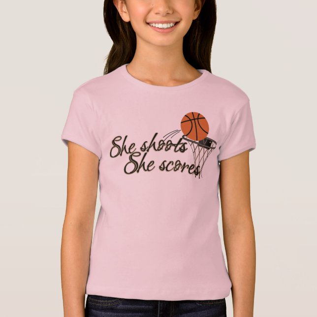 Girls Basketball T-Shirt (Vorderseite)