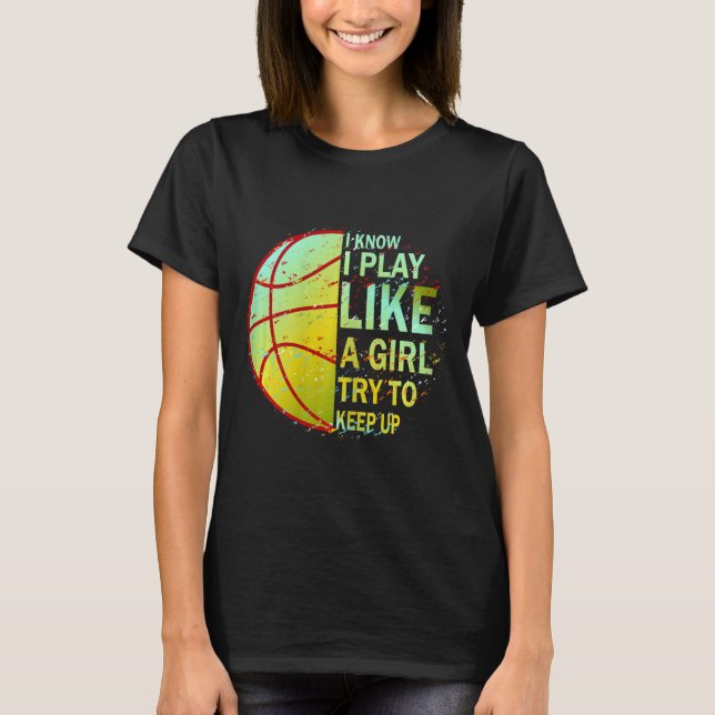 Girls Basketball T-Shirt (Vorderseite)