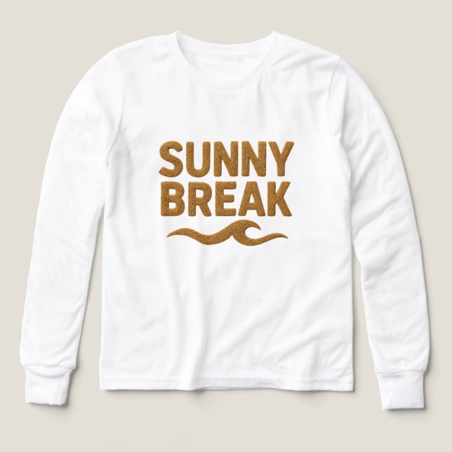 Girls Bella+Canvas Tri-blend Long Sleeve Shirt, So (Design Vorderseite)