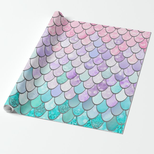 Girls Birthday Party Gift Wrapping Paper Geschenkpapier (Ungerollt)