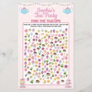 Girls Birthday Tee Party Entdecken Sie das Teacups