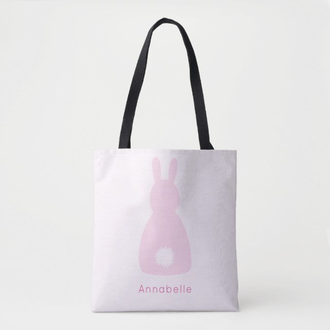 Girls Blush Pink Bunny Rabbit (Vorderseite)