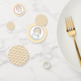 Girl's Boho Birthday Magic Pale Yellow Konfetti