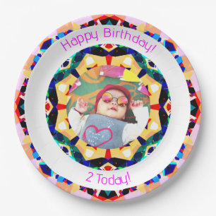 Girls Boys Happy Birthday Star Custom Age Foto Pappteller
