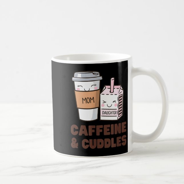 Girls Caffeine &amp; Cuddles Twinning Coffee Juice Kaffeetasse (Rechts)
