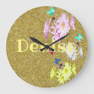 Girls Called Denise Große Wanduhr
