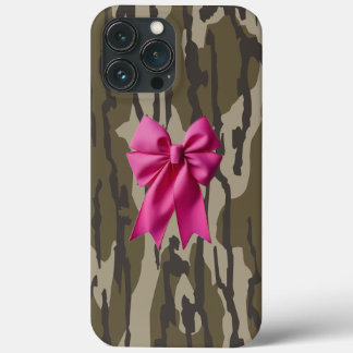 Girls Camouflage Pink Ribbon Bow Bottomland Camouf Case-Mate iPhone Hülle