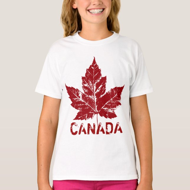 Girl's Canada Sweatshirt Kid's Souvenir Shirts (Vorderseite)