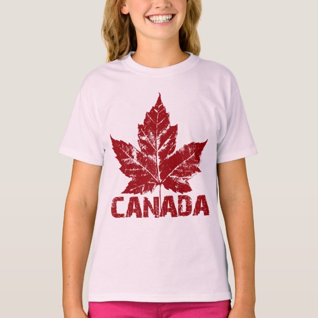 Girl's Canada Sweatshirt Kid's Souvenir Shirts (Vorderseite)