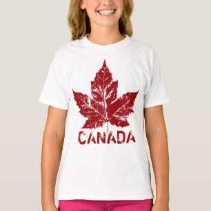 Girls Canada T - Shirt Cool Canada Souvenir Shirts