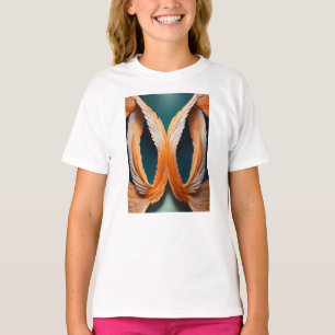 Girls Closing Template Wings Girls Kinder T - Shir T-Shirt