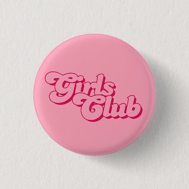 Girls Club Button (Vorderseite)