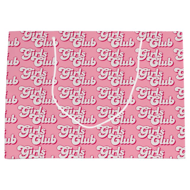 Girls Club Große Geschenktüte (Vorderseite)