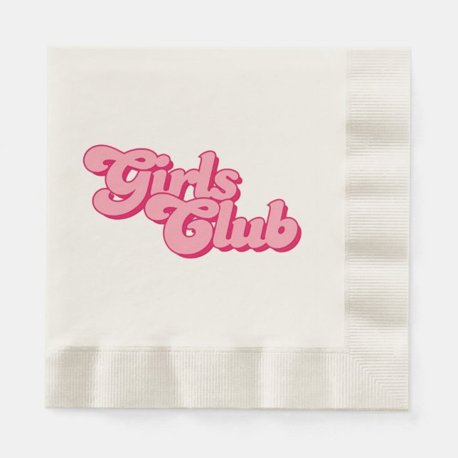 Girls Club Serviette (Vorderseite)