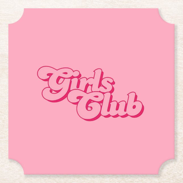 Girls Club Untersetzer (Vorderseite)