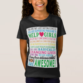 Girls Cookie Seller T - Shirt für Pfadfinder