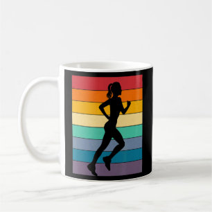 Girls Cross Country Team Not Vintag Retro Kaffeetasse