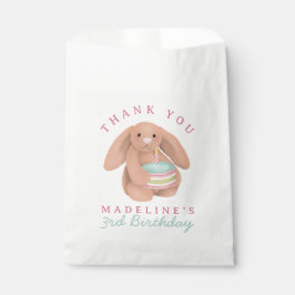 Girls Cute Bunny Girls Whimsical Birthday Geschenktütchen
