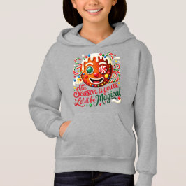 Girls' Cute Gingerbread Cozy Christmas cookie gift Hoodie