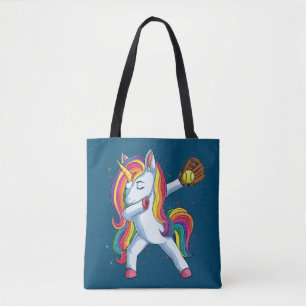 Girls Dabbing Softball Unicorn Apparel Sport