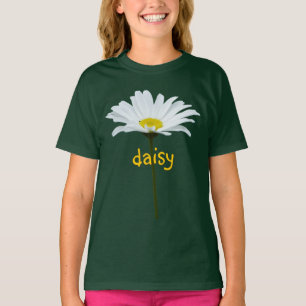 Girl's Daisy T - Shirt Bio Custom Daisy Shirt