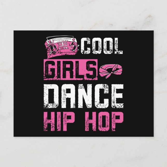Girls Dance Hip Hop Postkarte (Vorderseite)