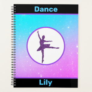 Girls Dance Pastel Personalisiert Planer