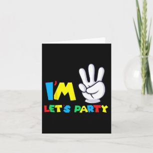 Girls Drittes Geburtstag Shirt 3. Geburtstag Lasse Karte