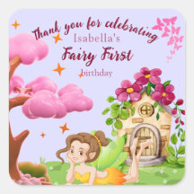 Girls Fairy First Mairytale Mushroom Butterfly