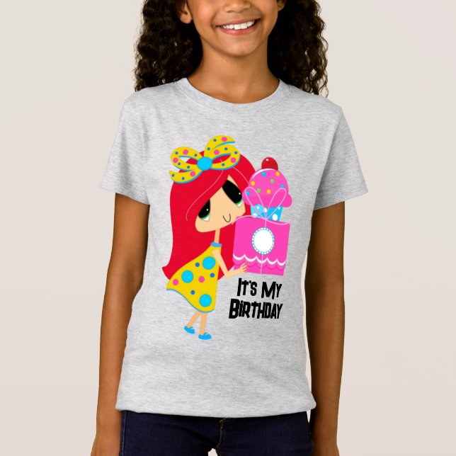 Girls' Fine Jersey T - Shirt (Vorderseite)