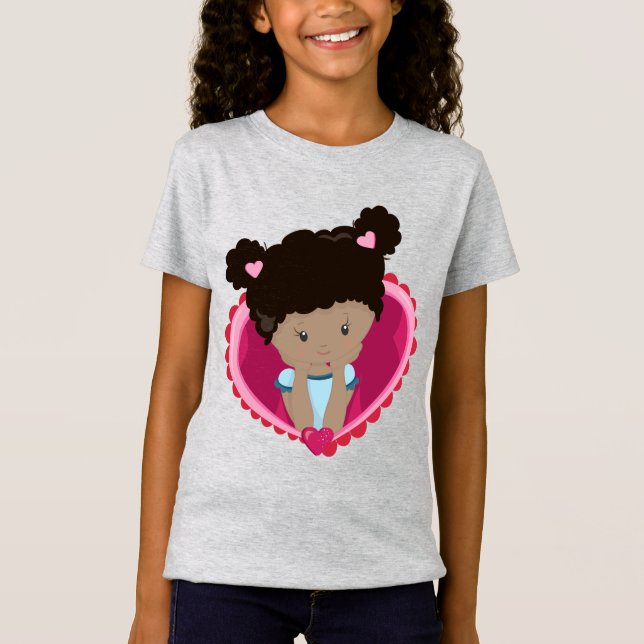 Girls' Fine Jersey T - Shirt (Vorderseite)
